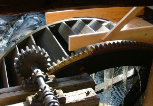 mill4 Repaired ring gear and spout boards