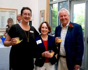 Seeing old friends at a past annual meeting