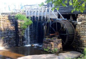 Yates Mill wheel and forebay